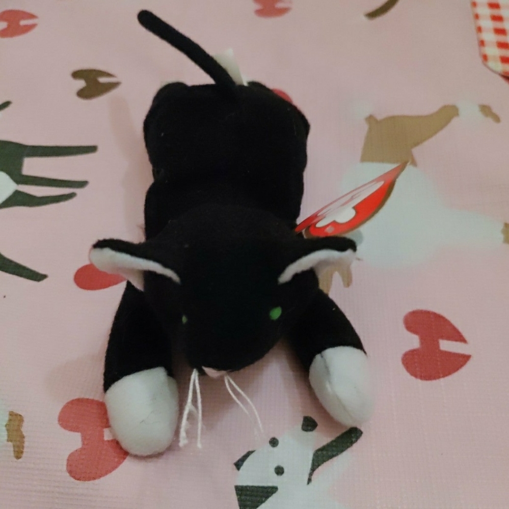 Teenie Beanie Babies Zip the Cat